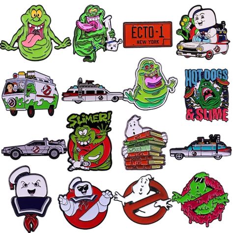 Ghostbusters Enamel Pins Etsy