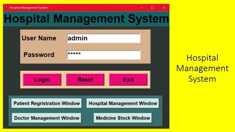 How To Create A Hospital Management System With Multiple Windows In