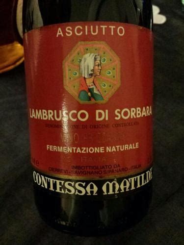 Cavicchioli Contessa Matilde Asciutto Lambrusco Di Sorbara Vivino Brasil