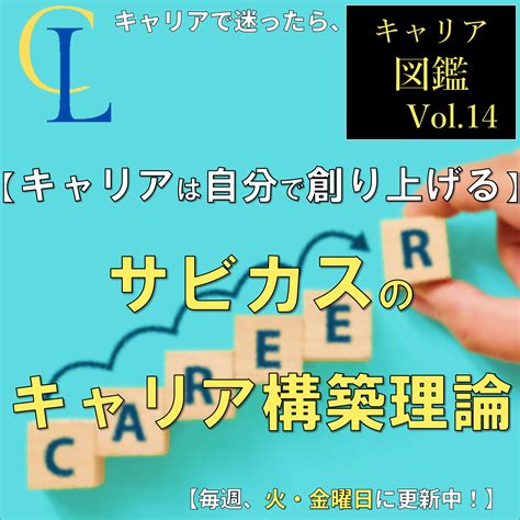 【キャリアは自分で創り上げる】サビカスのキャリア構築理論／キャリアで迷ったら、キャリア図鑑／キャリアリーダーズ・キャリアアドバイザー齊藤洋輔