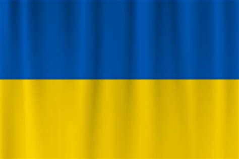 Drapeau De Vecteur De Lukraine Ukraine Waving Flag Background