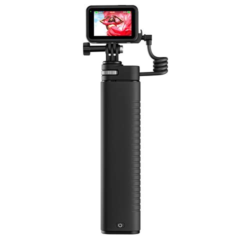 TELESIN 10000mAh Power Bank Selfie Stick Charging Handle Grip For GoPro