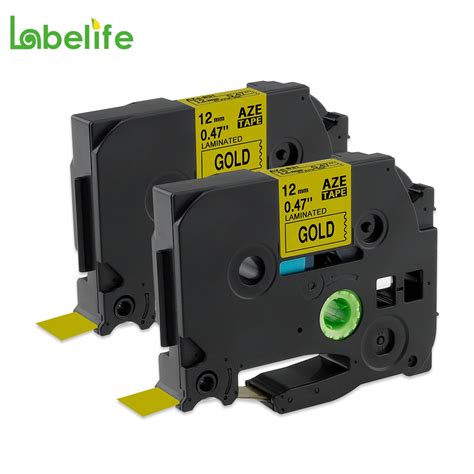 Labelife 2 Pack TZ831 Compatible Brother P Touch Tape TZe831 TZ 831 TZe