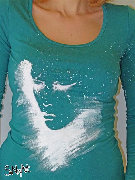 Hand Painted Womens Top Handmade Clothing Handpainted Etsy