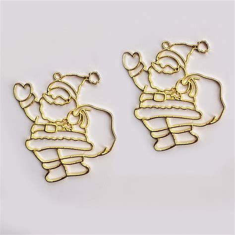 Father Christmas Open Back Bezel - Create Resin Craft Supplies