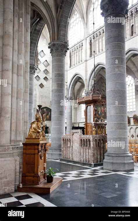 Cathedral Ypres, Belgium Stock Photo - Alamy