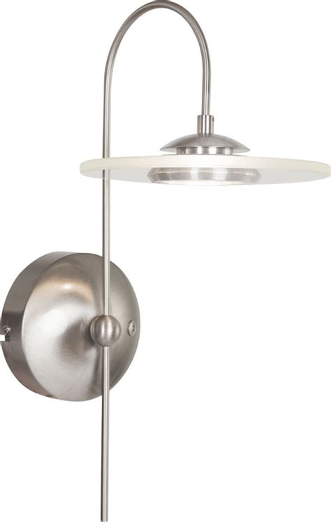 Moderne Wandlamp Steinhauer Glas Modern E27 L 180cm Voor