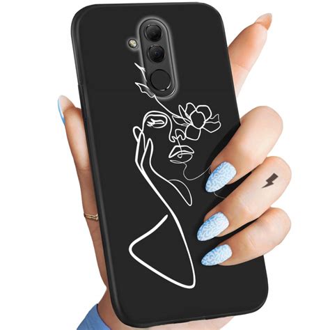 Etui Matowe Do Huawei Mate Lite Wzory Line Art Kreska Linia Obudowa