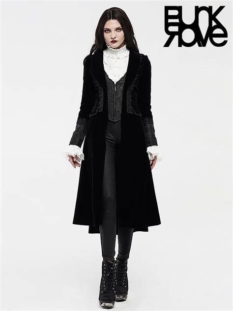 Noble Gothic Vampire Coat Gothic Hoodies Women Coat