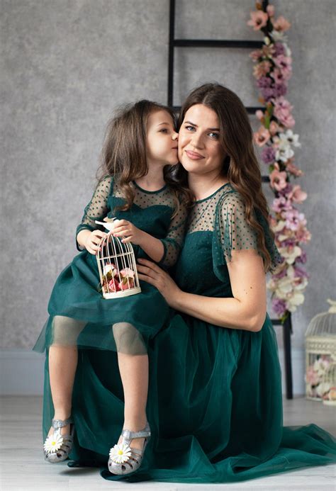 Mother Daughter Matching Dress Birthday Dress For Woman Etsy