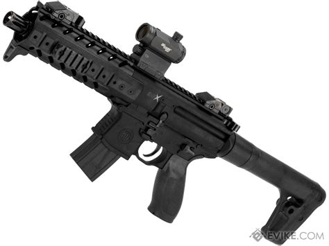 SIG Sauer MPX ASP Co2 Powered 177 Cal Semi Automatic Airgun W Red Dot