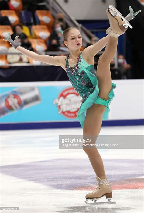 News Photo Alexandra Trusova Of Russia Performs In The Hot Figure Skaters Gymnastics