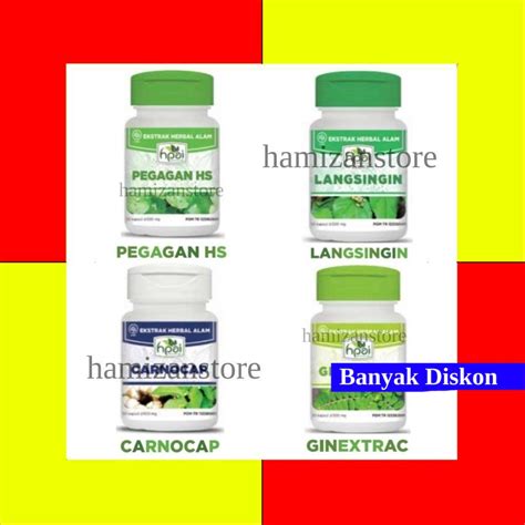 Jual Pegagan Langsingin Carnocap Ginextrac Hni Hpai Original Hmz