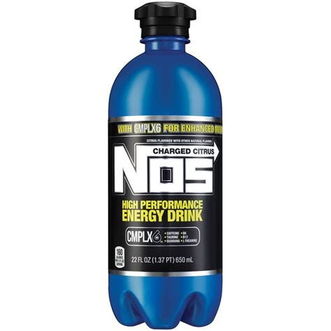 Nos Charged Citrus High Performance Energy Drink Fl Oz Delivery Or