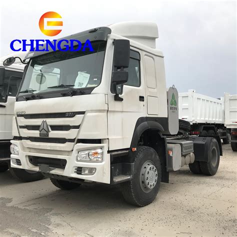 New Sinotruk 6X4 400HP Prime Mover HOWO Used Truck Head Tractor China