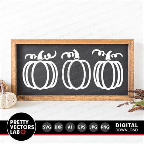 Cute Pumpkins Svg Thanksgiving Svg Fall Cut Files Hallowe Inspire Uplift