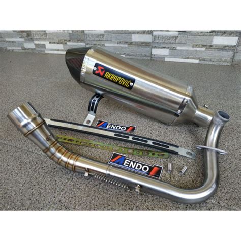 Jual Knalpot Racing Akrapovic Layang NMAX AEROX ADV GENIO PCX VARIO