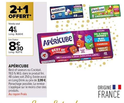 Promo Ap Ricube Chez Carrefour Contact Icatalogue Fr