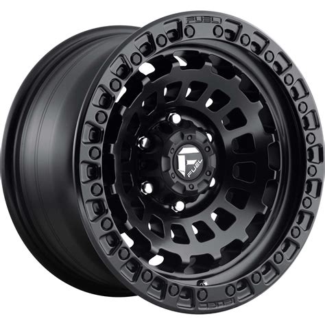 Fuel Zephyr 17x9 12 Black D63317908445 Custom Offsets