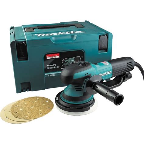 Makita Bo6050j 240v Orbital Sander 150mm Dia Pad