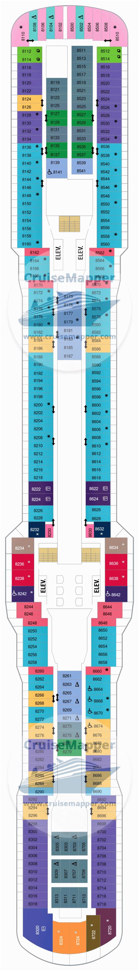 Quantum Of The Seas Deck Plan 8 - Cruise Gallery