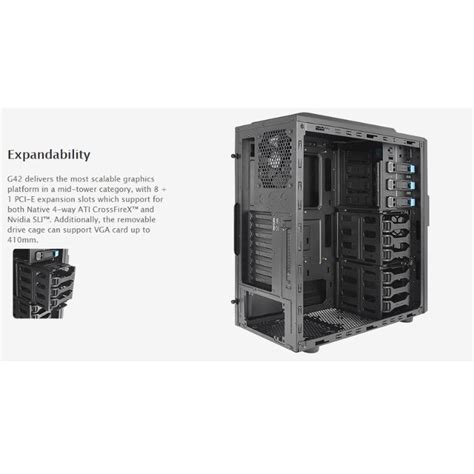 Thermaltake Commander G42 Window SPCC ATX Mid Tower Computer Chassis PC