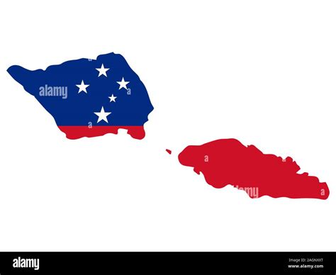 Samoa Map flag Vector illustration Stock Vector Image & Art - Alamy