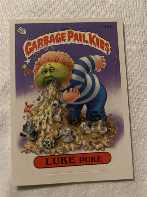 1986 Garbage Pail Kids Series 5 Trading Card 170a Richie Retch Ebay