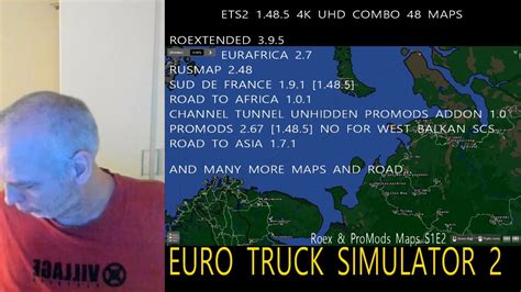 ROEX 395 EURAFRICA 2 7 RUSMAP 2 48 PROMODS 2 67 4K UHD EURO TRUCK