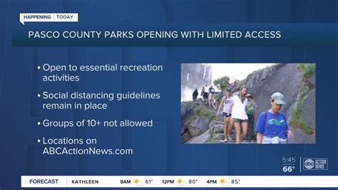 Pasco County reopening some of its parks with limited access