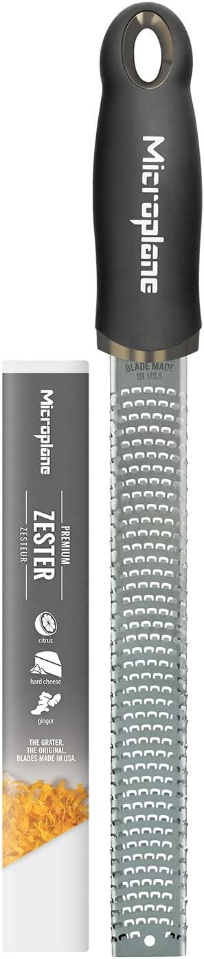 Microplane Premium Classic Series Zester Grater Black Black