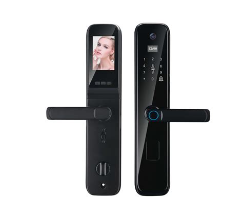 Remote Video Intercom Fingerprint Password RFID Smart Door Lock Tuya