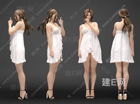 【现代女人3d模型】建e网现代女人3d模型下载 Id108876668 打造3d现代女人模型免费下载平台