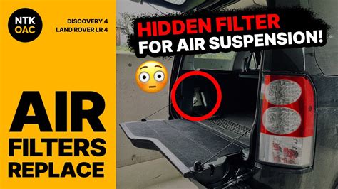 Hidden Air Suspension Air Intake Filter Land Rover Discovery Lr