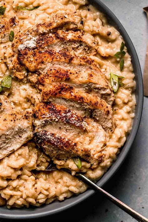 Creamy Chicken Risotto Recipe Simple Easy