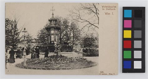 Wetterhäuschen im Stadtpark Wien I Wien Museum Online Sammlung