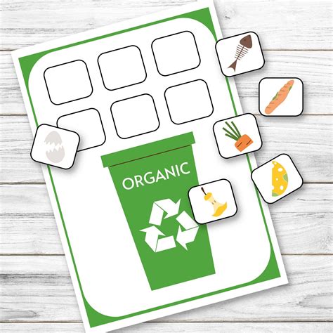 Printable Digital Recycling Activity Game - Recycling Game - Earth Day