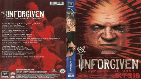 Wwe Unforgiven 2003 Wwe 2k19 Full Card Playthrough Youtube