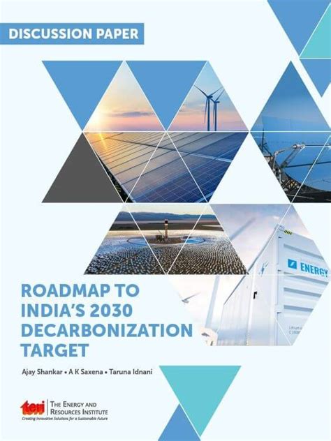 Roadmap To Indias 2030 Decarbonization Target Etc