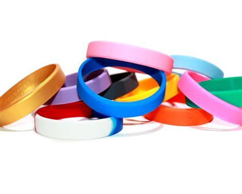 Custom Classic Silicone Wristbands Personalized Rubber Bracelets Motivation Events Ts