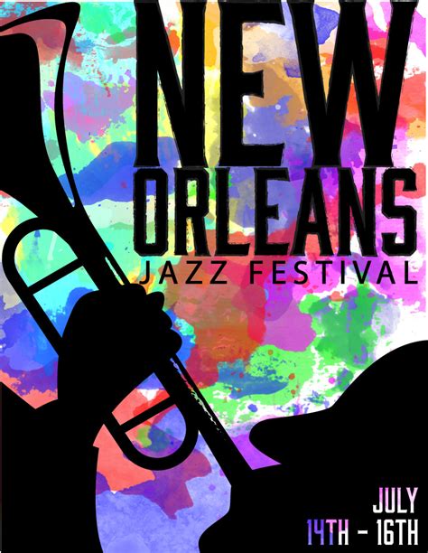 New Orleans Jazz Festival 2023 Poster on Behance