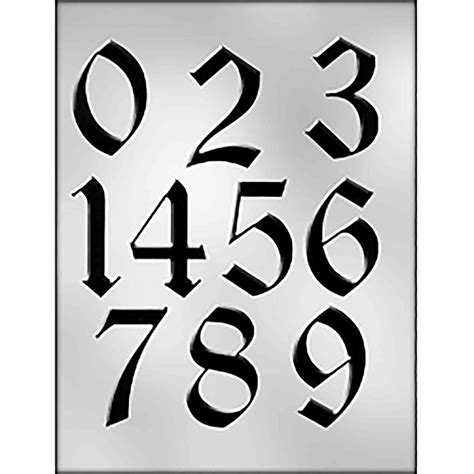 Calligraphy Numbers