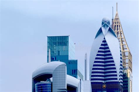 Dubai the Skyline of Downtown Editorial Image - Image of cityscape ...