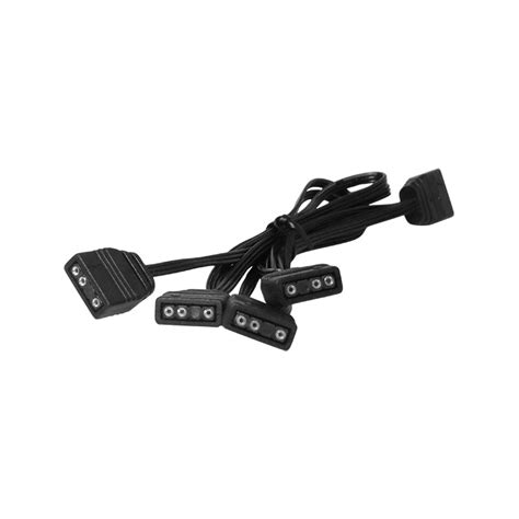 CABO ADAPTADOR 5V 3 PINOS LED RGB P 4 CABOS 5V 3 PINOS C 30CM