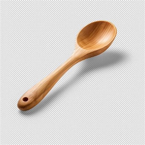 Premium Psd Wooden Spoon Isolated On Transparent Background