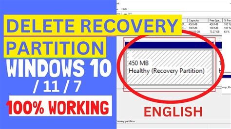 How To Delete Recovery Partition In Windows New Method