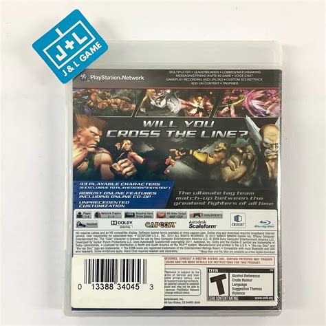 Street Fighter X Tekken Special Edition Ps3 Playstation 3 Jandl Game