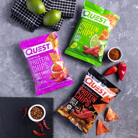 Quest Nutrition Tortilla Style Protein Chips Variety Pack Chili Lime