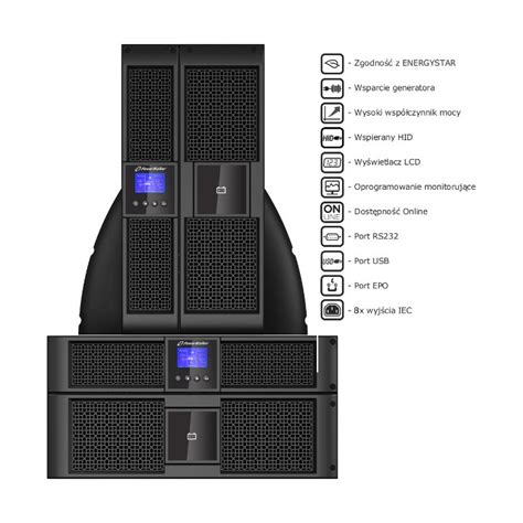 Ups Zasilacz Awaryjny Powerwalker Vfi Prt Hid Lcd Sklep Opinie