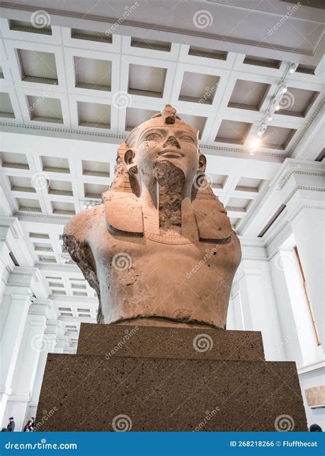 Colossal Bust Of Ramesses Ii At The British Museum London England